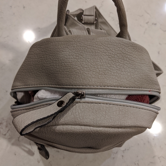 Gray Mini Backpack - Picture 3 of 3